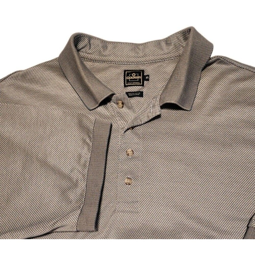 Goldwin Polo Shirt Mens XL Golf Apparel 100% Cotton Luxe Athletic Pro Inspired
